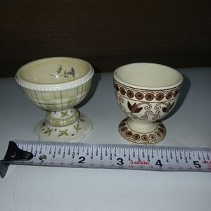 Set Of 2 Porcelain Egg Holders England/China